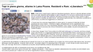 201403-14 marzo 2014 - Topi in pieno giorno - allarme in Lama Picone - Barinedita-page-001